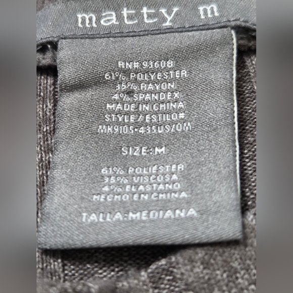 Matty M Ribbed Sweater. - Picture 5 of 6